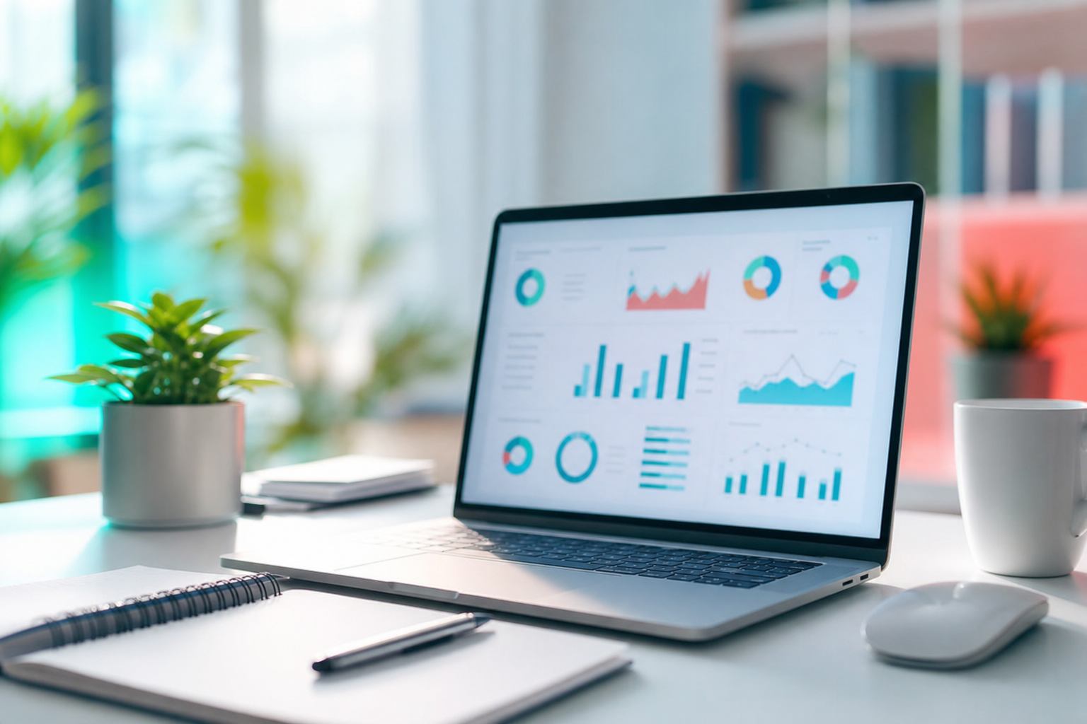 Analytics and reporting workspace atmosphere